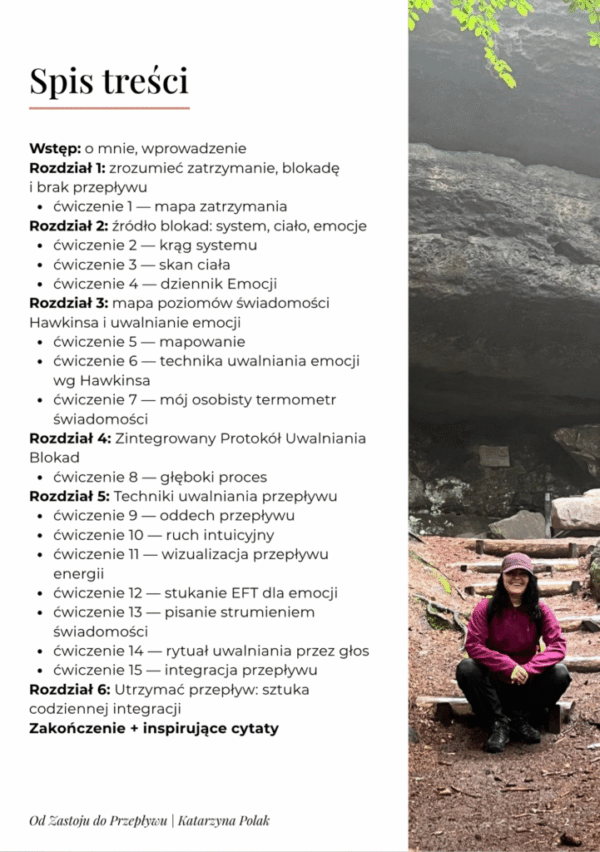 „OD ZASTOJU DO PRZEPŁYWU – JAK POKONAĆ UTKNIĘCIE W ŻYCIU” – ROZWOJOWY E-BOOK Z ĆWICZENIAMI