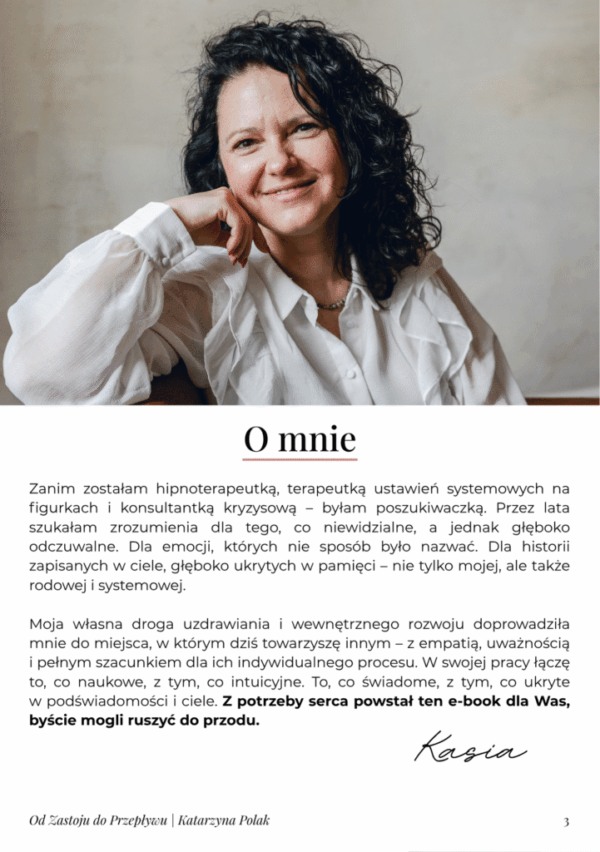 „OD ZASTOJU DO PRZEPŁYWU – JAK POKONAĆ UTKNIĘCIE W ŻYCIU” – ROZWOJOWY E-BOOK Z ĆWICZENIAMI